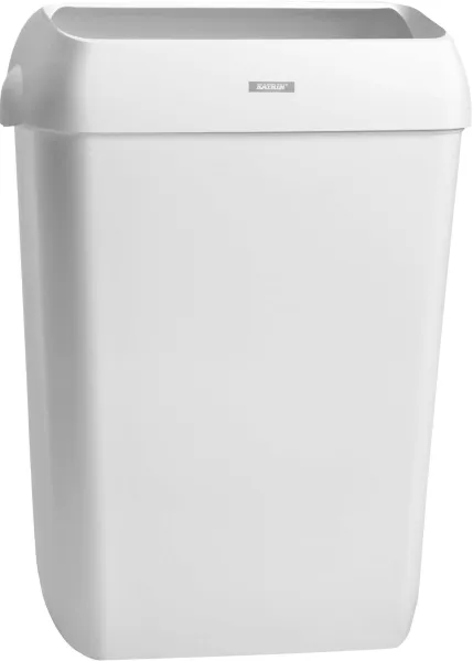 Katrin-jäteastia, 25 l, kannellinen paperikori, valkoinen