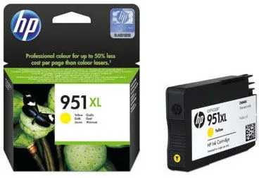 HP 951XL mustepatruuna keltainen